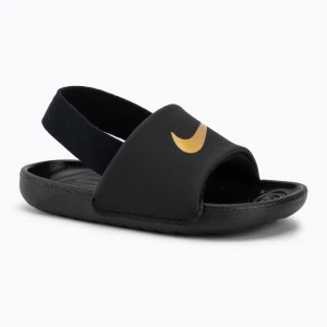 Klapki dziecięce Nike Kawa black / metallic gold
