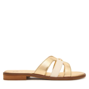 Klapki Elisabetta Franchi F4A2-E0558-1735 S Złoty