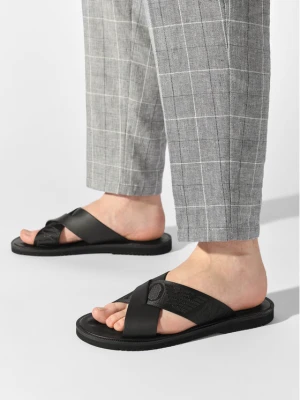 Klapki Emporio Armani X4P124 XN787 K001 Czarny