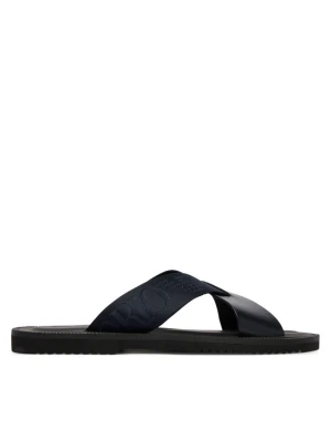 Klapki Emporio Armani X4P124 XN787 MB007 Granatowy