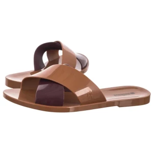 Klapki Essential Cross Slide 38071 / BU403 Brown / Burgundy (ML411-b) Melissa