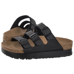 Klapki Florida III Pap Flex Platform Vegan Black 1029737 (PP20-a) Papillio