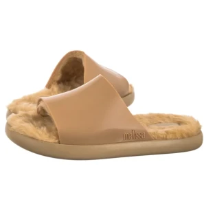 Klapki Fluffy Slide AD 33309/50484 Beige/Beige (ML370-b) Melissa