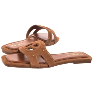 Klapki Frida Soft Tan Brown PLS90697 869 (PE44-a) Pepe Jeans