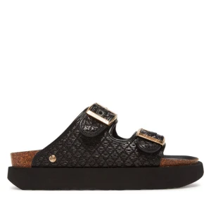 Klapki Genuins Hawaii Raffia G106362 Czarny