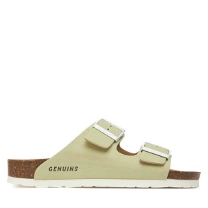 Klapki Genuins Hawaii Vegan G106255 Zielony