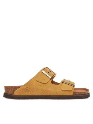 Klapki Genuins Hawaii Velour G104348 Brązowy