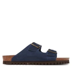 Klapki Genuins Hawaii Velour G106239 Granatowy