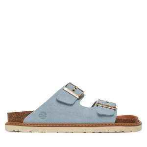 Klapki Genuins Hawaii Velour G106252 Błękitny