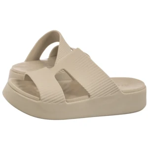 Klapki Getaway Groove Platform Hstrap Sandstone 210701-0LH (CR386-a) Crocs