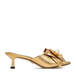 Klapki GINO ROSSI CEO-ROSE-LT2220-1 Złoty