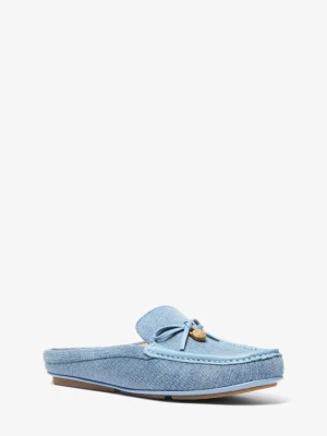 Klapki Greta z denimu Michael Kors