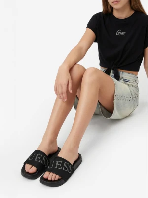 Klapki Guess CEOWB-P5010527 Czarny