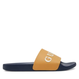 Klapki Guess F5GZ06 BB00F Brązowy