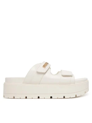 Klapki Guess FLJFAX ELE03 Écru Kremowy