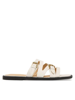 Klapki Guess FLJGRY LEA03 Biały