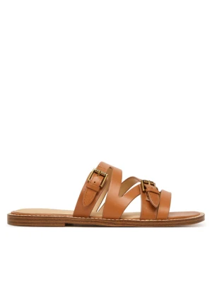 Klapki Guess FLJGRY LEA03 Brązowy jasny