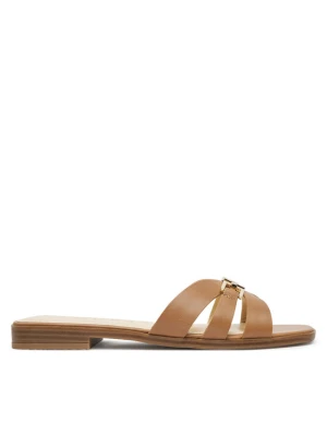 Klapki Guess FLJRLL LEA19 Brązowy