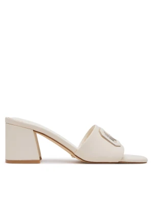 Klapki Guess Gals FLJGAS LEA03 Écru Kremowy