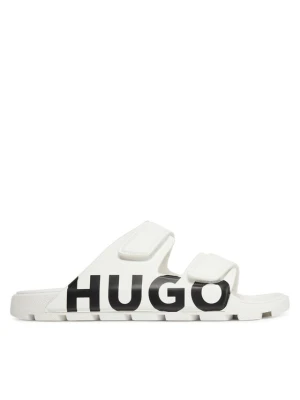 Klapki HUGO Evander 50542042 Biały