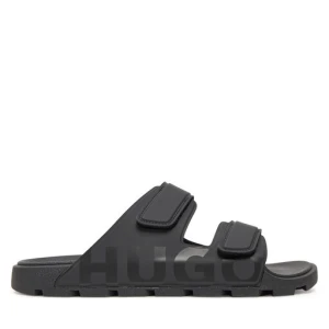 Klapki HUGO Evander 50542042 Czarny