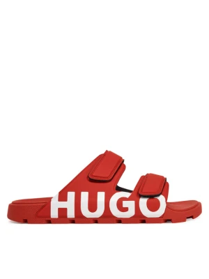 Klapki HUGO Evander 50542042 Czerwony