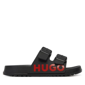 Klapki HUGO G01193 M Czarny