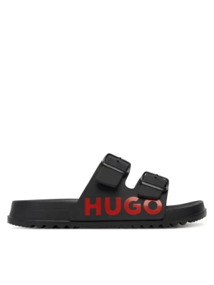 Klapki HUGO G01193 M Czarny