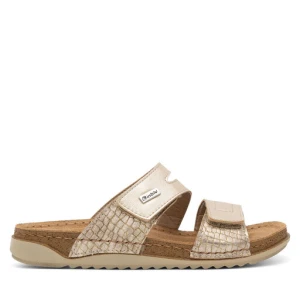 Klapki Inblu AA093N01 Złoty