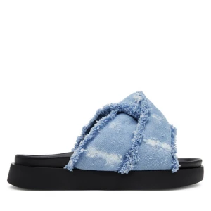 Klapki Inuikii Soft Crossed Jeans 70104-142 Błękitny