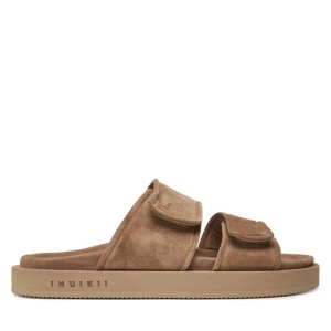 Klapki Inuikii Suede Double Band 50102-510 Beżowy