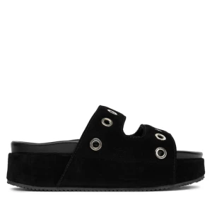 Klapki Inuikii Suede Studs 70103-153 Czarny