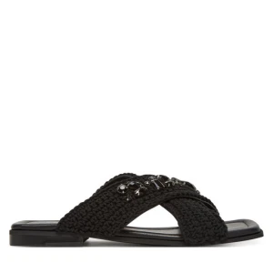 Klapki Inuikii Woven Crossed Stones 70104-369 Czarny