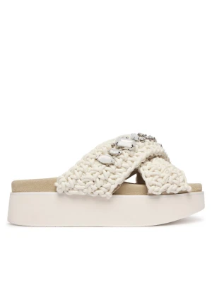 Klapki Inuikii Woven Stones Platform 1004.005.0043 Biały