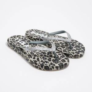 Klapki japonki Leopard szare BIMBA Y LOLA