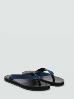 Klapki japonki z paskami niebieski - Dziewczyna - - MANGO TEEN