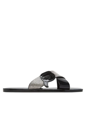 Klapki KARL LAGERFELD Jelly KL80004S Czarny