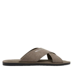 Klapki KARL LAGERFELD Kastor III KL70214 Szary