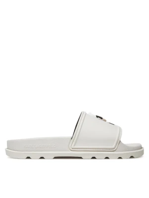 Klapki KARL LAGERFELD KL80970N Biały