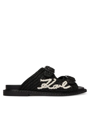 Klapki KARL LAGERFELD Kleo KL81326 Czarny