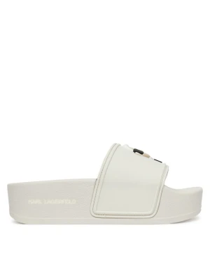 Klapki KARL LAGERFELD Kondo Maxi KL80805A Biały