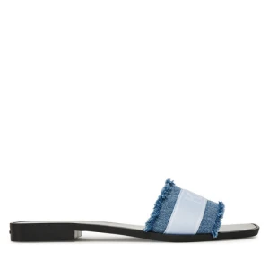 Klapki KARL LAGERFELD Skoot II KL80411 Niebieski