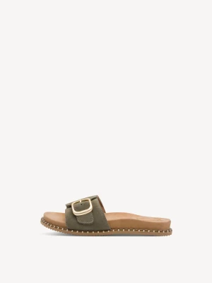 klapki khaki Tamaris
