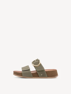 klapki khaki Tamaris