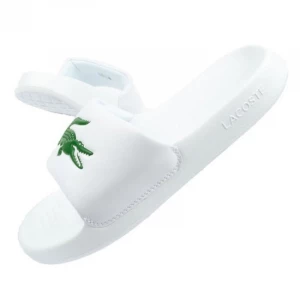 Klapki Lacoste Serve Slide M 02082 białe