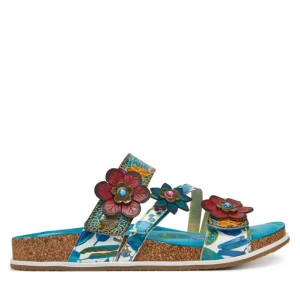 Klapki Laura Vita Brcyano 16 Niebieski