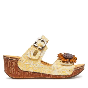 Klapki Laura Vita Dino 31 Żółty