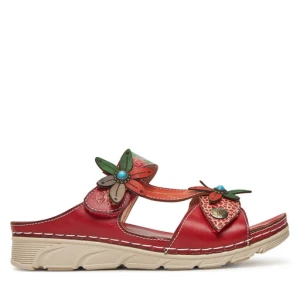 Klapki Laura Vita Dorry 19 Czerwony