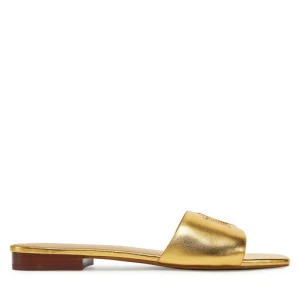 Klapki LAUREN RALPH LAUREN 802970531002 Złoty