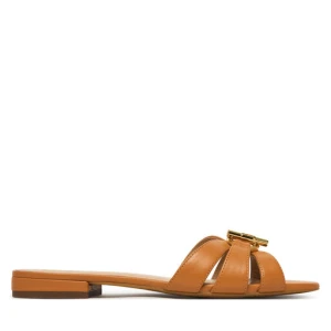 Klapki LAUREN RALPH LAUREN 802982875006 Brązowy